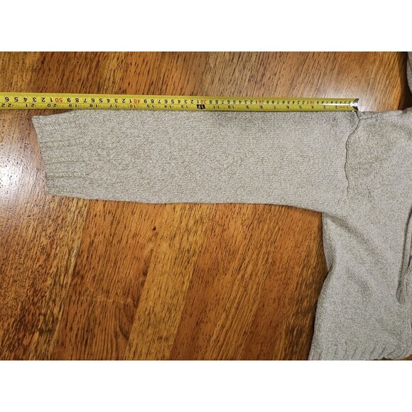 Columbia Sweater Womens Knit Full-Zip M Beige Warm Casual Vintage - Picture 6 of 9